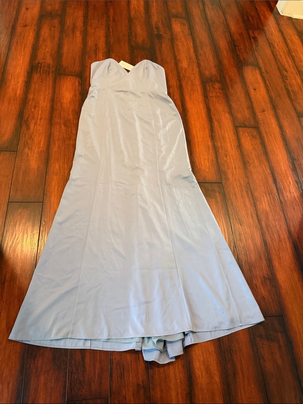 Lovers + Friends Strapless Light Blue Evening Gown